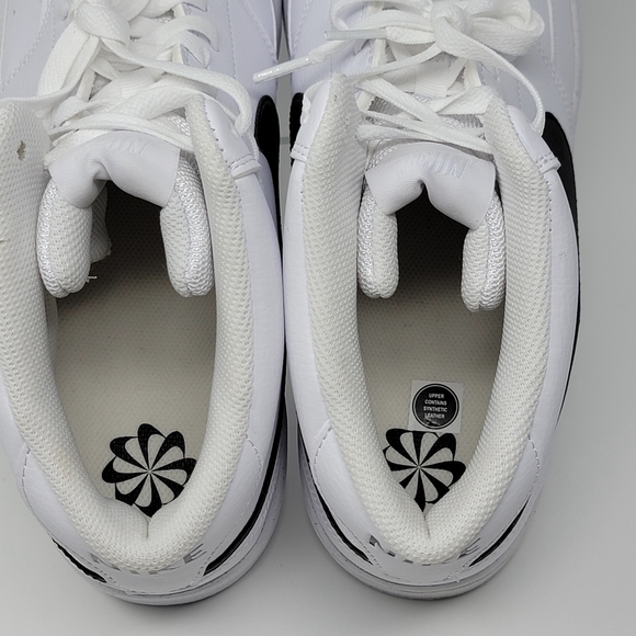 Nike Court Vision Mid Next Nature White Black Sneakers DN3577-101 Men’s Size 13 - Picture 8 of 8